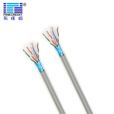 Double Shielded Cat6 8C Ethernet Lan Cable OFC Conductor PVC Jacket