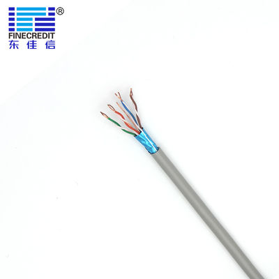 Bom preço Revestimento de PVC protegido dobro do condutor de Lan Cable OFC dos ethernet de Cat6 8C on-line